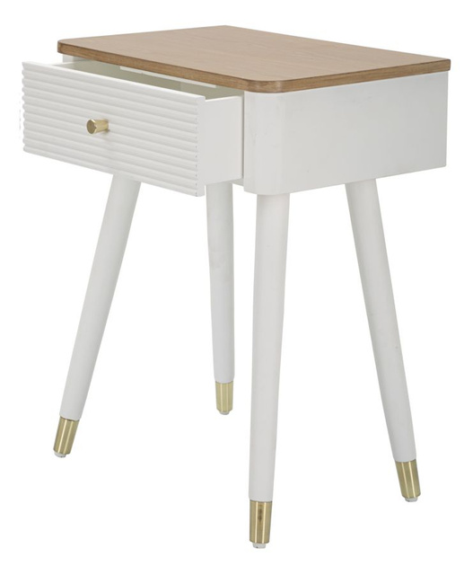 Noptiera cu sertar si blat din lemn