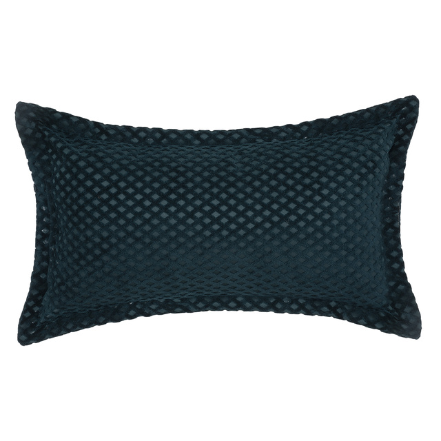 Perna dreptunghiulara din catifea CHECK, 30 x 50 cm