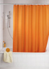 Cortină de duș, textilă, 180x200 cm, WENKO, portocalie