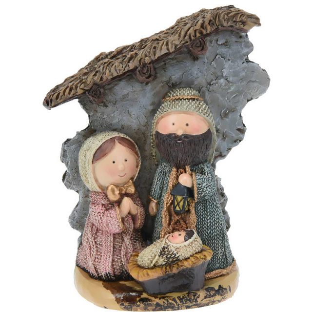 Scenă mică de Crăciun, 16 cm