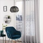 Perdea finisata in stil scandinav LOUIS, 140 x 240 cm