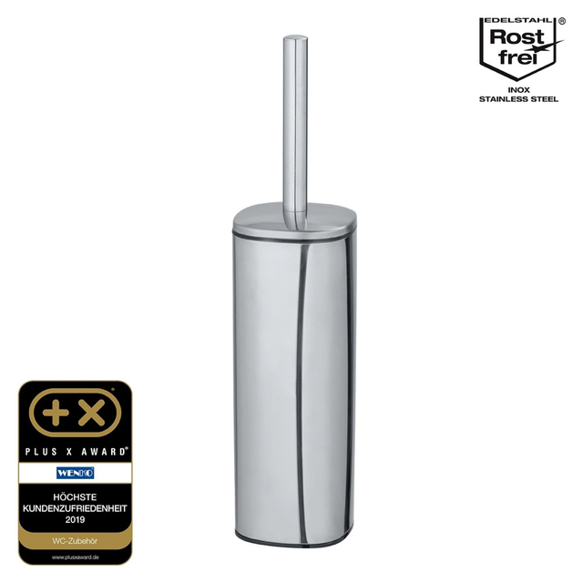 Perie de toaleta ALASSIO, otel inoxidabil, argintiu, Wenko