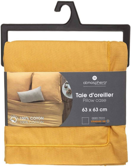 Fată de pernă din bumbac, 63 x 63 cm