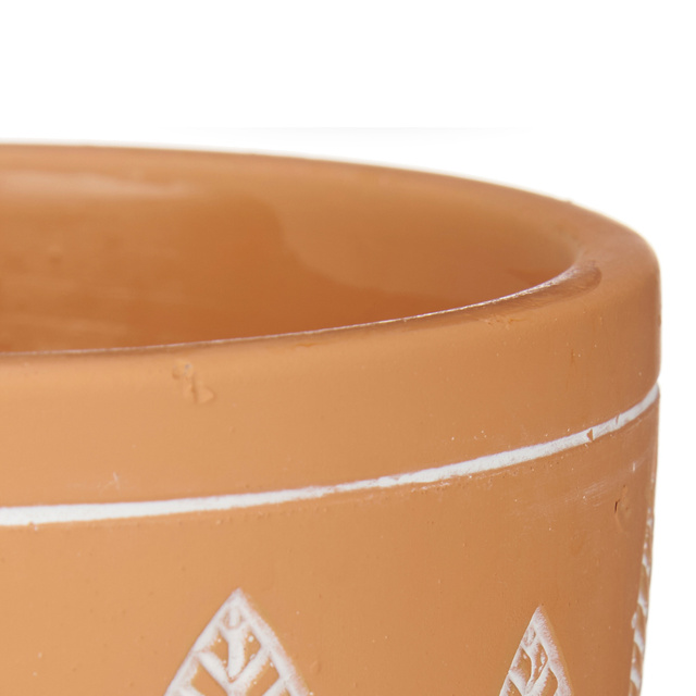 Husa ghiveci din teracota LEAVES