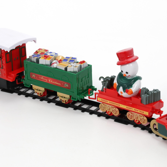 Trenuleț de Crăciun sub brad, 698 cm, 39 de elemente