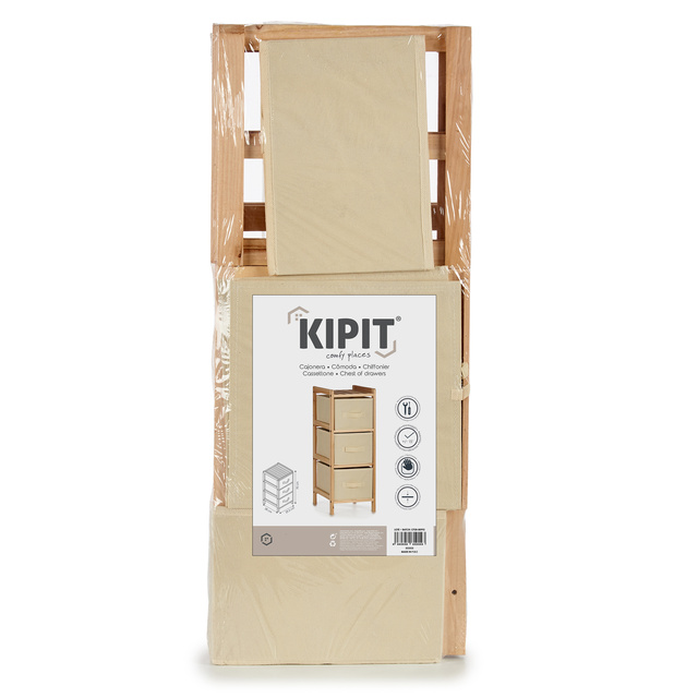 Coș de rufe din bambus COMFY PLACE, 48 l