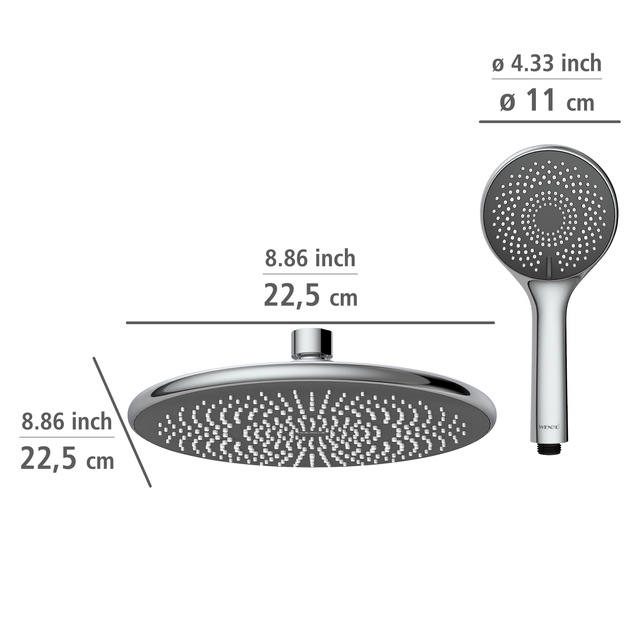 Set dus cu efect de ploaie cu functie de economisire a apei, WENKO