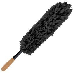 Pamatuf pentru praf, 56 cm, cu maner din bambus