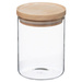 Borcan pentru alimente vrac cu capac din lemn, 600 ml