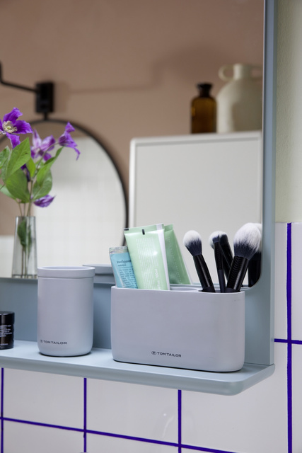 Organizator pentru baie cu pahar dublu TOM TAILOR