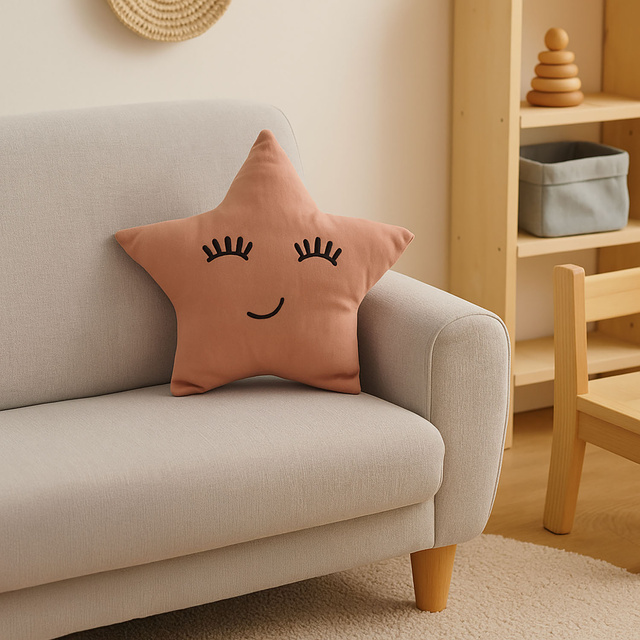 Perna decorativa in forma de stea, 40 x 40 cm