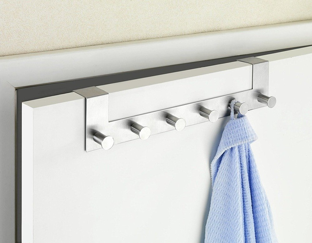 Suport pentru ușă - 6x cârlige pentru ușă CELANO, WENKO