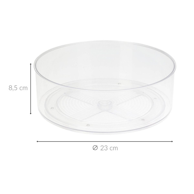 Organizer rotativ pentru frigider, înalt, Ø 23 cm