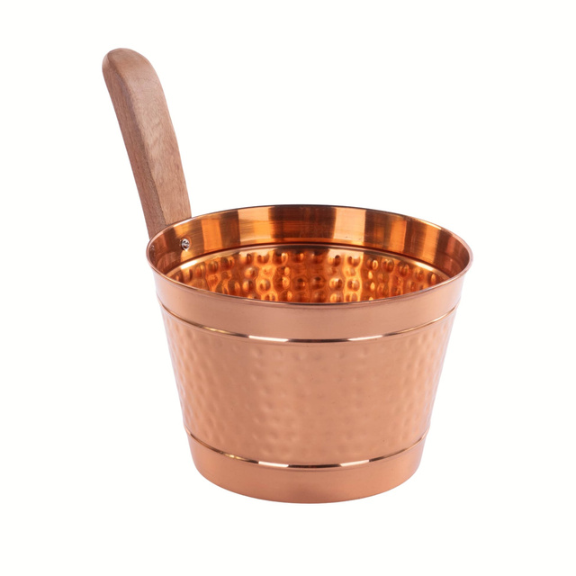 Găleată saună din cupru, 4 l