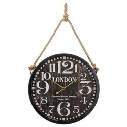 Ceas de perete, agatat pe frânghie, LONDRA, Ø52 cm