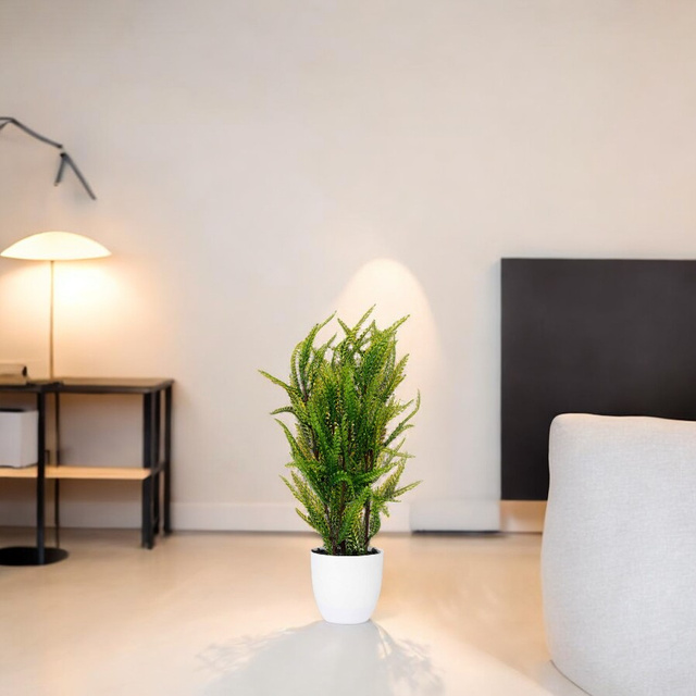 Planta ornamentala artificiala in ghiveci ceramic, 53,5 cm