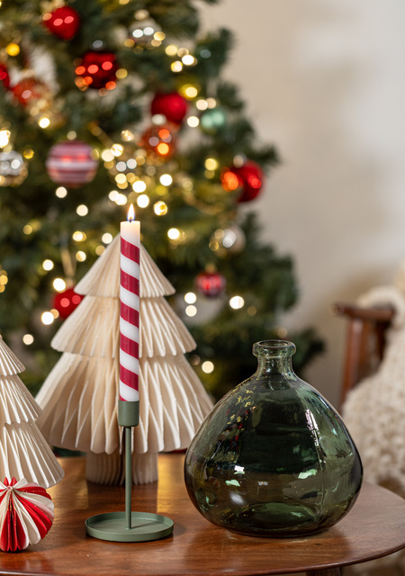 Vaza decorativa din sticla, rotunda, Ø 23 cm