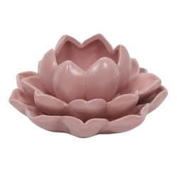 Suport pentru canapea floare de lotus din porțelan, 12,5 x 13 x 6,5 cm