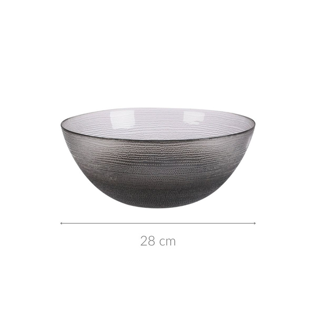 Bol de sticlă LAKRIS, Ø 28 cm