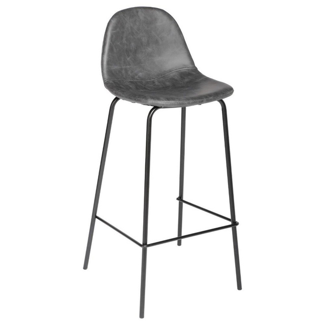 Scaun de bar Vladi, Vintage, 95 cm, Negru