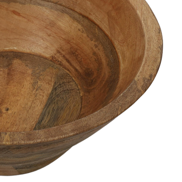 Bol din lemn de mango, Ø 25 cm, maro