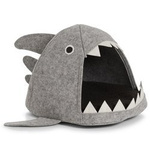 Casă pentru pisici - Pat rechin, pâslă, 45x38x32 cm, ZELLER