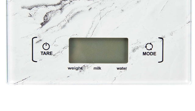 Cantar electronic de bucatarie, model de marmura