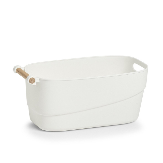 Organizator pentru accesorii de baie, 33,5 x 18,5 x 15 cm, alb, ZELLER