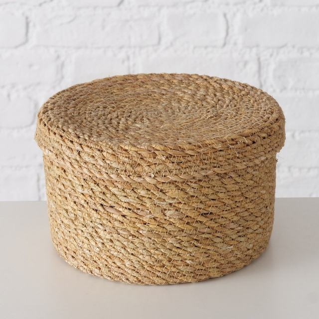 Set de coșuri Sophy iarbă de mare, cu capac