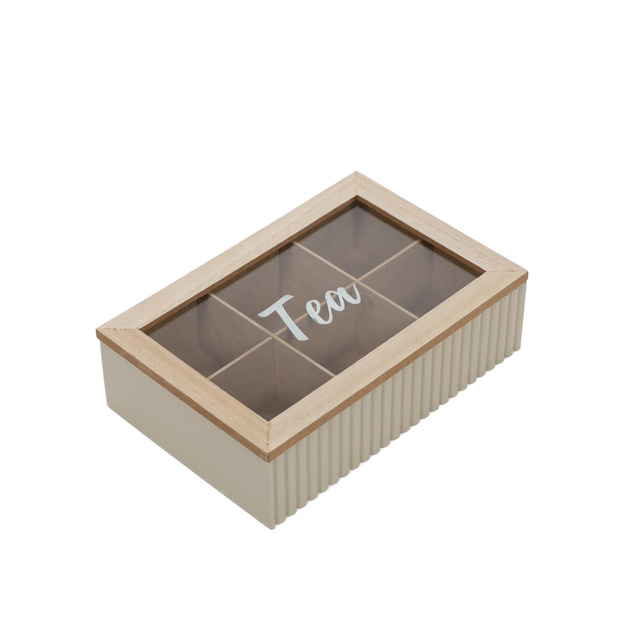 Recipient pentru ceai cu compartimente TEA, 24 x 16 x 7 cm