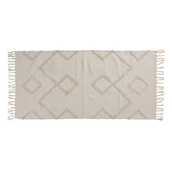 Covor din bumbac cu franjuri, 70 x 140 cm