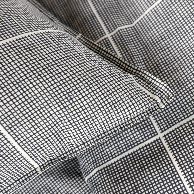 Lenjerie de pat din bumbac Winter, reversibila, 220 x 240 cm