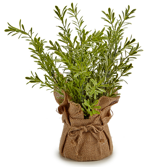 Ierburi artificiale în ghiveci pentru bucătărie, 17,7 cm