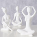 Figurina Yoga, 29 cm, alb