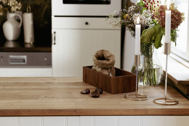 Recipient de bucatarie din bambus MERA