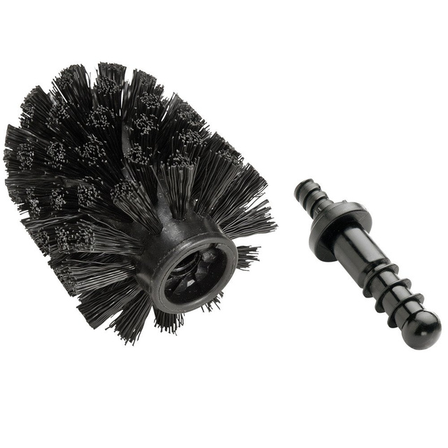 Suport Rivalta pentru hârtie igienică și perie de WC, negru, Wenko