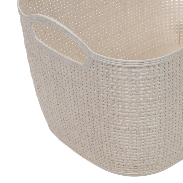 Coș de organizare din plastic, 35 x 24 x 21,5 cm