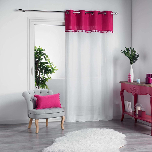 Perdea ALIXIA cu ochiuri, 140 x 240 cm