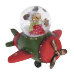 Vehiculul de sărbătoare cu glob de zăpadă