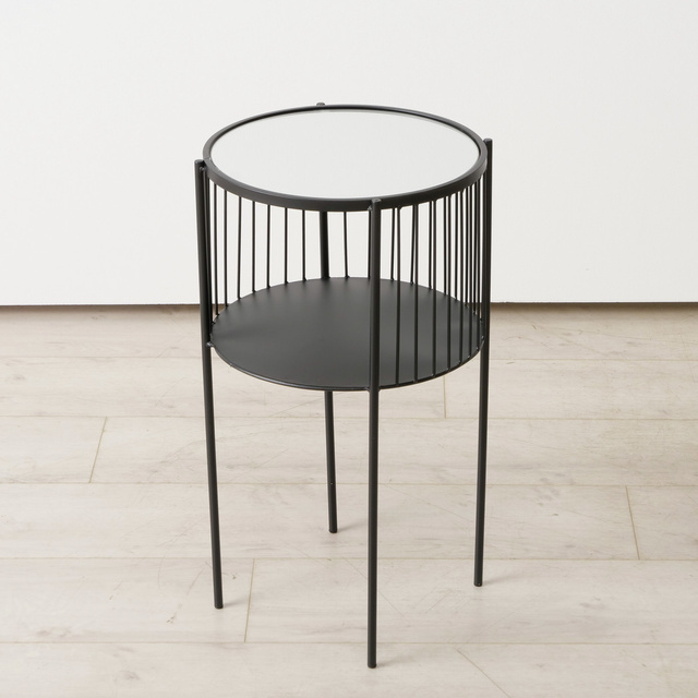 Masuta laterala metalica LOBO, Ø 33 x 55,5 cm