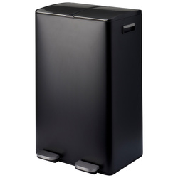 Coș de gunoi cu două compartimente SECTOR cu pedala, 2 × 30 l