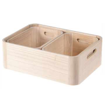 Set 3 organizatoare din lemn