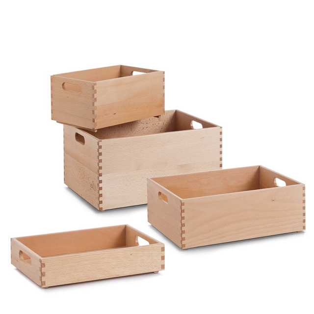 Tavă multifuncțională pentru transport, organizator din lemn, ZELLER