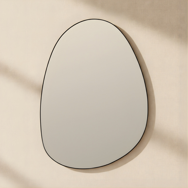 Oglindă decorativă suspendată ASYM, 75 x 55 cm