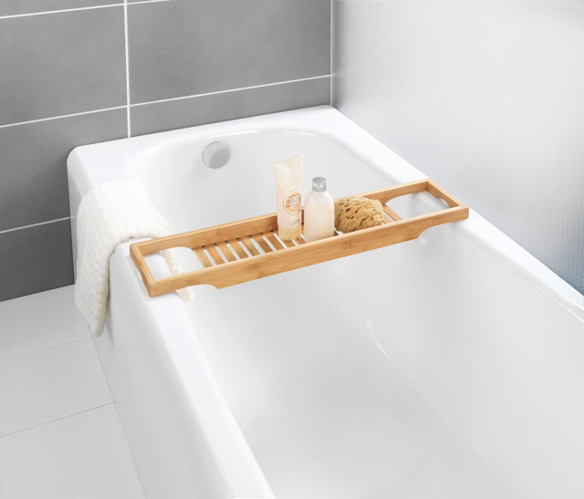 Raft pentru cazi din bambus BAMBOO, 70 x 16 x 4,5 cm, Wenko