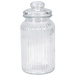 Borcan cu nervuri cu capac etanș, 1000 ml