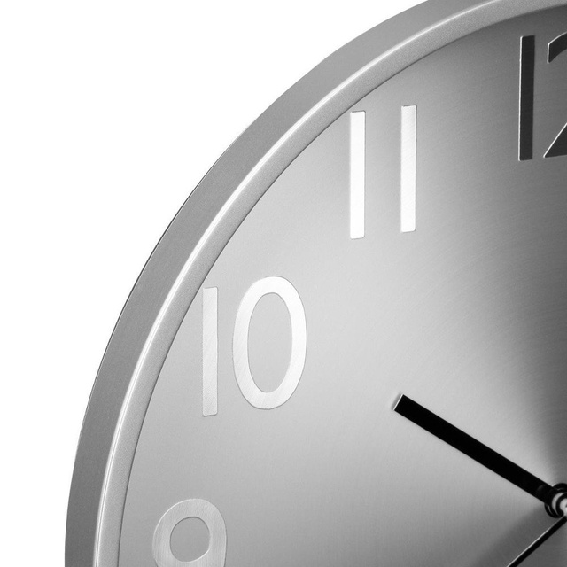 Ceas de perete Atmosphera Créateur d'intérieur, 30 cm, Argintiu