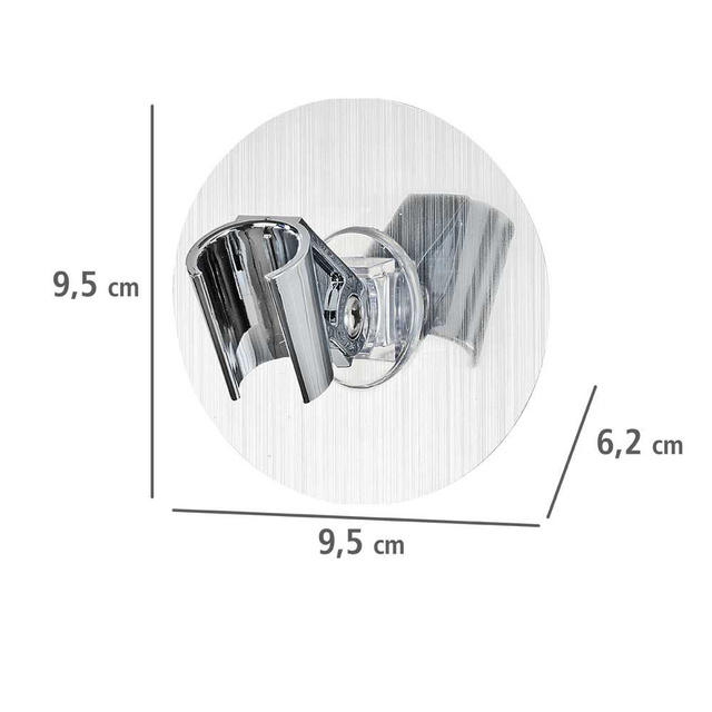 Suport de duș din plastic, cuier OSMIO cu reglare a unghiului - WENKO