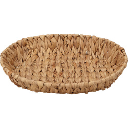 Coș oval din nuiele din hyacinth acvatic BRAID, 28 x 35 cm