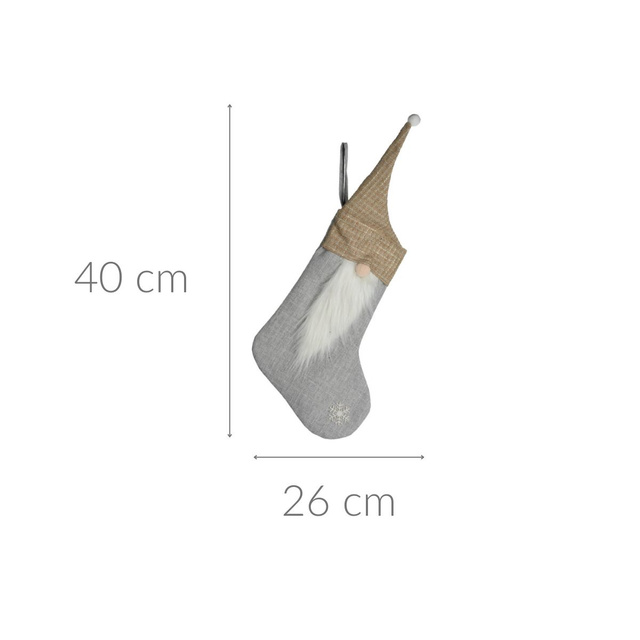 Șosetă cadou, 26 x 40 cm, fetru